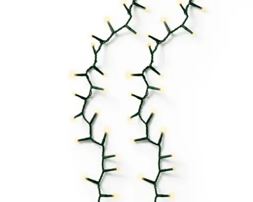 [593870] Lumineo | Verlichting Led Compact Lights Twinkel Effect 8 Functies Groen/Soft Gold 2250cm Buiten