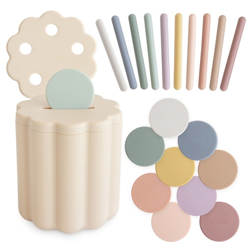 [594326] Mushie | Sorteervormen Coin & Tube Sorting Set 
