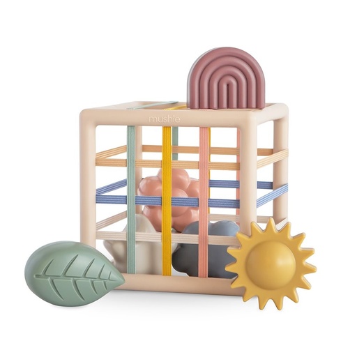 [594329] Mushie | Sorteervormen Elastic Shape Sorter