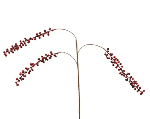 [594437] Decoris | Siertak Bessen Foam Rood 4x4x86cm