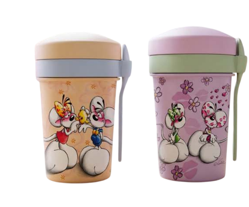 [595041] Diddl | Beker To-Go met Lepel Assortiment