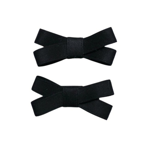 [595262] Busy Lizzie | Haarspeld Bow Black 2-pack