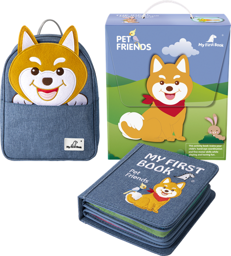 [595286] My First Book | Geschenkset My First Book Pet Friends Rugzak+Boek