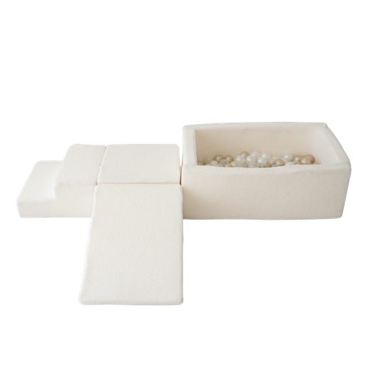 [596393] Sense2Play | Ballenbad 4-in-1 Foam Speelset Boucle Cream +12m