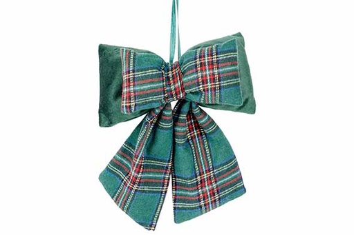 [596446] Cosy & Trendy | Hangfiguur Strik Checkers Groen H22cm