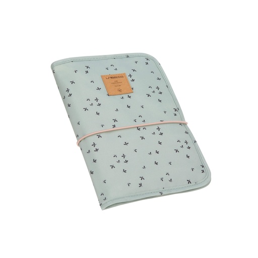 [349610] Laessig | Luieretui Changing Pouch Floral Mint Groen 18x25,5cm