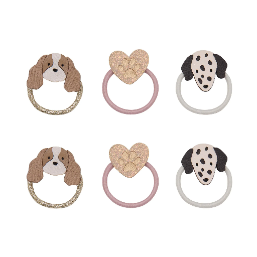 [596925] Mimi & Lula | Haarselastiek Puppy Love Mini Hair Ties 6-pack