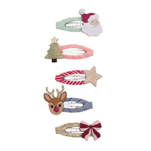 [596955] Mimi & Lula | Haarspeld Christmas Mini Hair Clips 5-pack