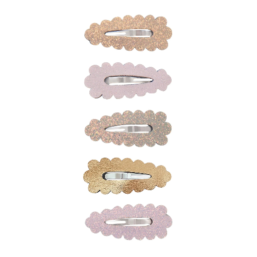 [596966] Mimi & Lula | Haarspeld Dreamwish Scalloped Mini Hair Clips 5-pack