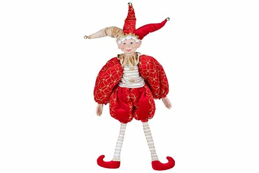 [597044] Cosy & Trendy | Figuur Kerstelf Rood 40x20x82cm 