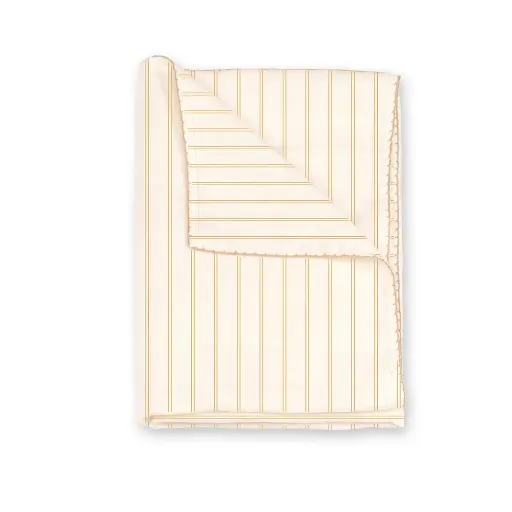 [597357] Bemini | Deken Tinny Stripe Tetra Ocre 80x100 cm 