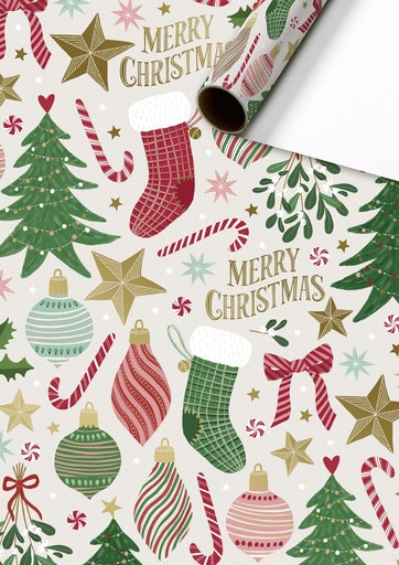 [597856] Stewo | Geschenkpapier Rol Charlize Beige 70x200cm 
