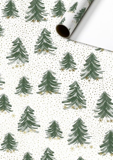 [597857] Stewo | Geschenkpapier Rol Inverno Vert Fonce 70x200cm 