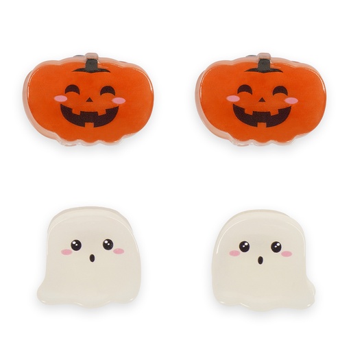 [597876] Legami | Haarspeld Ghost/Pumpkin Clip Me Up! Mini Hair Clips 4-pack