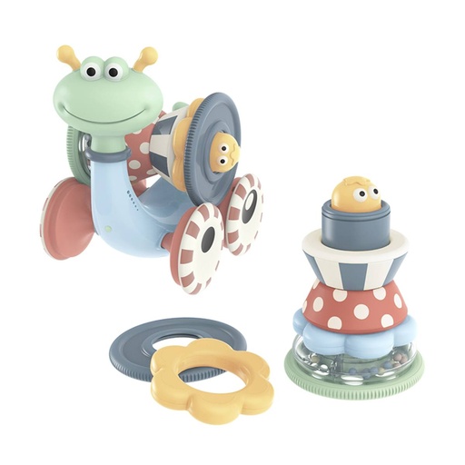 [598501] Yookidoo | Educatief Speelgoed Crawl N Go Snail Boho