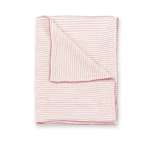 [598630] Bemini | Deken Tinny Stripe Tetra Carmin 80x100 cm 