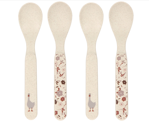 [400494] Laessig | Lepel Tiny Farmer Sheep/Goose PP/Cellulose Nature 4-pack
