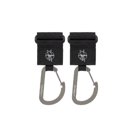 [425215] Laessig | Tassenhaak Stroller Hooks Metal Black 2-pack