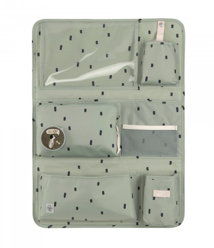 [436719] Laessig | Organiser vr Auto Happy Prints Light Olive 44x56cm