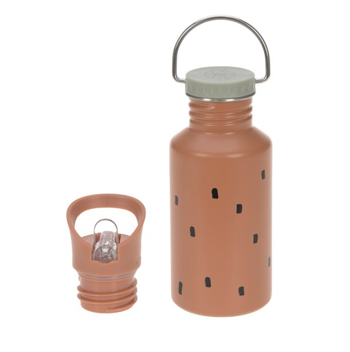 [438048] Laessig | Drinkfles Bottle Stainless Steel Happy Prints Caramel 500ml