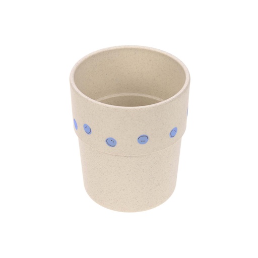 [474203] Laessig | Drinkbeker Mug Happy Rascals Smile Sky Blue Regenboog Smiley PP/Cellulose 200ml