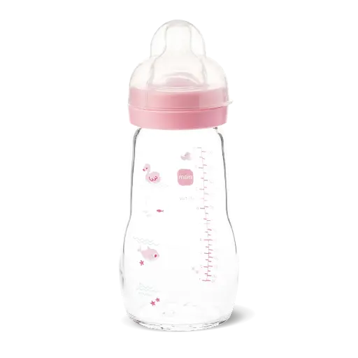 [438021] MAM | Breedhalsfles Feel Good Glas Girl 260ml