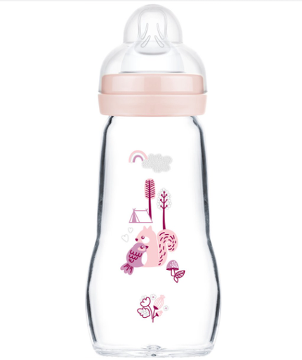 [438021] MAM | Breedhalsfles Feel Good Glas Girl 260ml