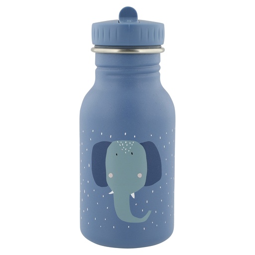 [378111] Trixie | Drinkfles Mrs. Elephant Blauw 350ml