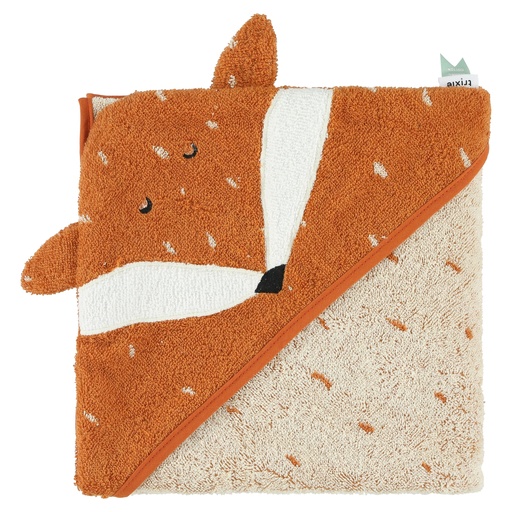 [384385] Trixie | Badcape Mr. Fox Oranje 75x75cm