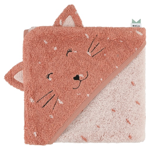 [463100] Trixie | Badcape Mrs. Cat Roze 75x75cm