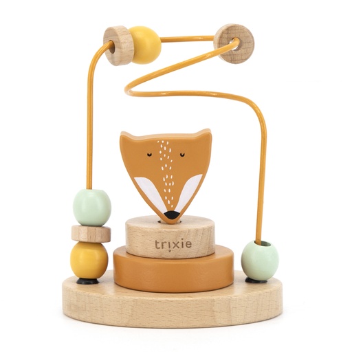 [463122] Trixie | Kralenframe Hout Mr. Fox Oranje 11x8x15cm