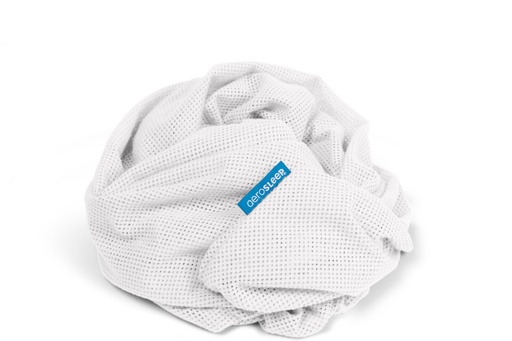 [32357] Aerosleep | Hoeslaken Sleep Safe vr Wieg Fitted Sheet Polyester White 40x80cm