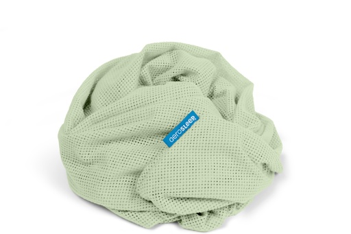 [436894] Aerosleep | Hoeslaken Fitted Sheet Sleep Safe Olive 70x140cm