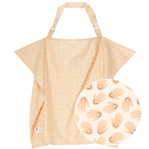 [482736] Baby On The Move | Borstvoedingsdoek Nursing Cocoon Happy Hands 