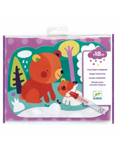 [106477435] Kleuren met water Verborgen in het bos - Djeco