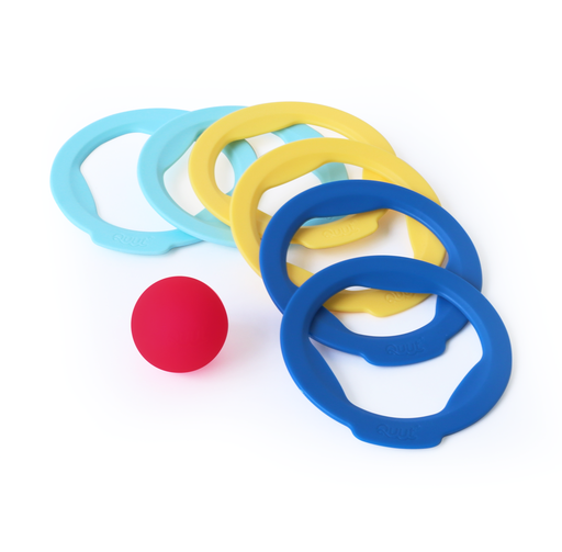 [109724073] Quut | Strandspeelgoed Petanque Ringo 6 Ringen + 1 Bal 