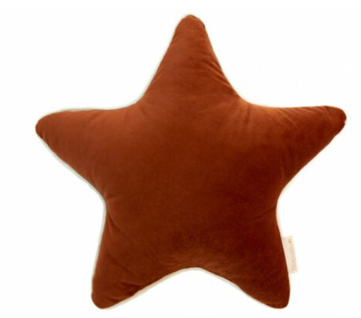 [118103690] Nobodinoz | Sierkussen Aristote Ster Wild Brown 