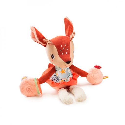 [426631] Lilliputiens | Activiteitenknuffel Stella Hert Textiel +9M