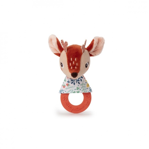 [474613] Lilliputiens | Rammelaar/Bijtring Stella Siliconen/Textiel +0M