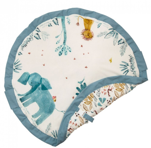 [419845] Play & Go | Opbergzak/Speeltapijt Soft Designers Moulin Roty Baobab Katoen Ø120cm