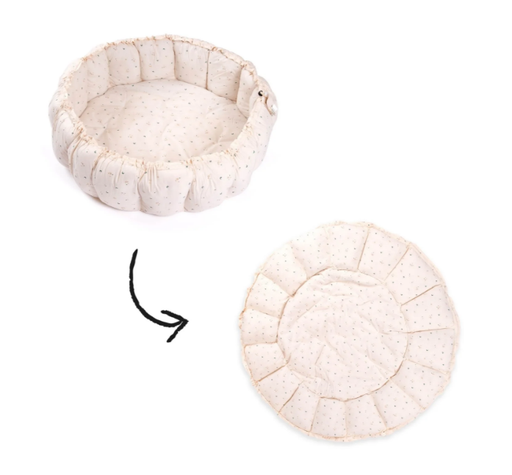 [475088] Play & Go | Speeltapijt Coco Bloom Organic Cotton Moon  Dia 130cm