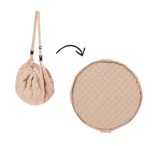 [475100] Play & Go | Opbergzak/Speeltapijt Baby Soft Organic Cotton Fleuri Dia 120cm