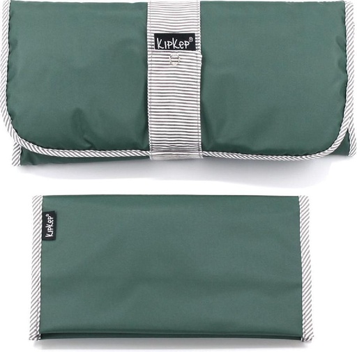 [414390] Kipkep | Luiermatje Napper Combi-Set Calming Green Verschoonmatje/Luieretui