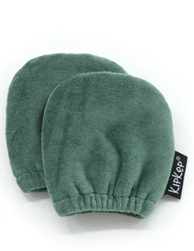 [434952] Kipkep | Antikrabwantjes Velours Calming Green Groen 