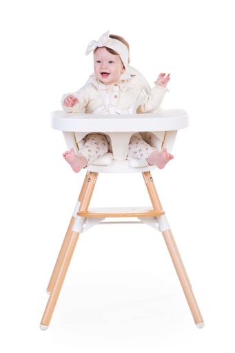 [254670] Childhome | Eetstoel Evolu 2 Naturel/White 