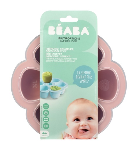 [338060] Beaba | Bewaarpotje Multi Portions Pink 6x150ml 