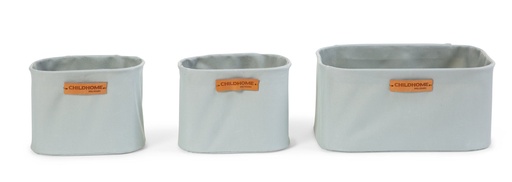 [401209] Childhome | Verzorgingsmand Hangmandjes Grijs 3-pack