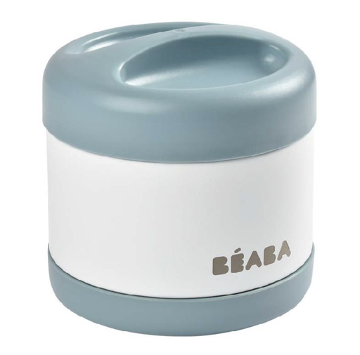 [406665] Beaba | Thermosfles Rvs Food Jar 500ml Baltic Blue/White 