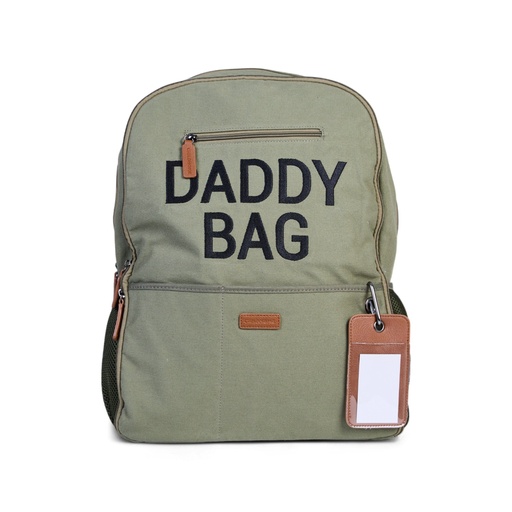[423014] VERZORGINGSTAS, Backpack Daddy Bag Canvas, kaki, uni/print daddy bag, canvas, +luiermat, rugzak model, 2021