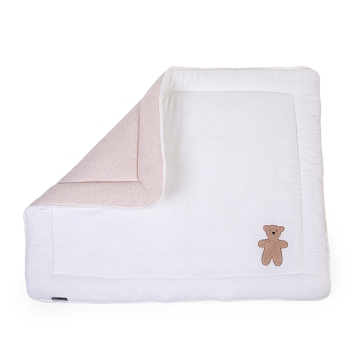 [442475] Childhome | Parklegger Teddy Broderie Beer 75x95cm